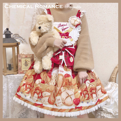 Chemical Romance - Bread New Out of the Oven - Elegant Lolita Salopette Dress