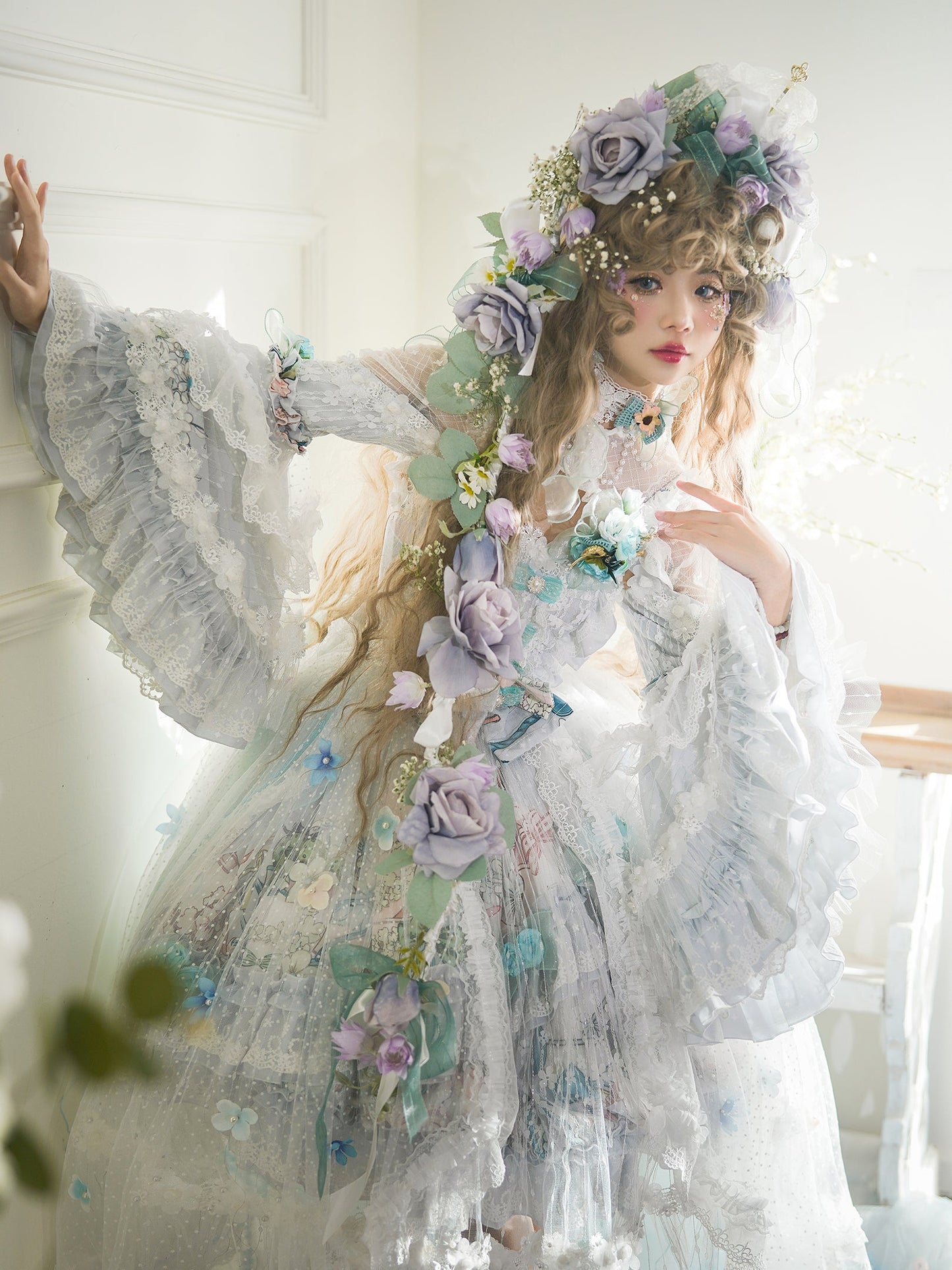 Youpairui - Sylph - Classic Lolita Tea Party Green Jumper Dress