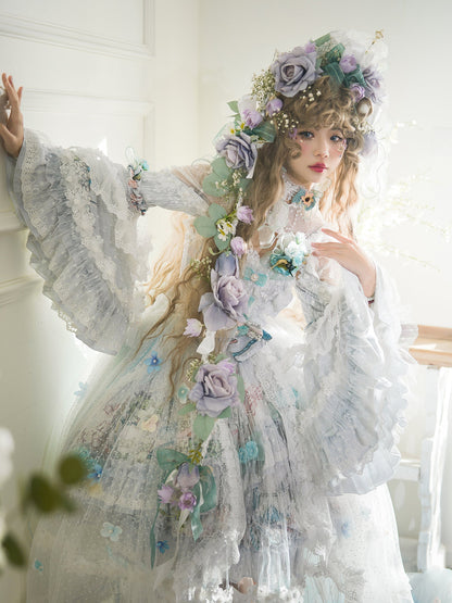 Youpairui - Sylph - Classic Lolita Tea Party Green Jumper Dress