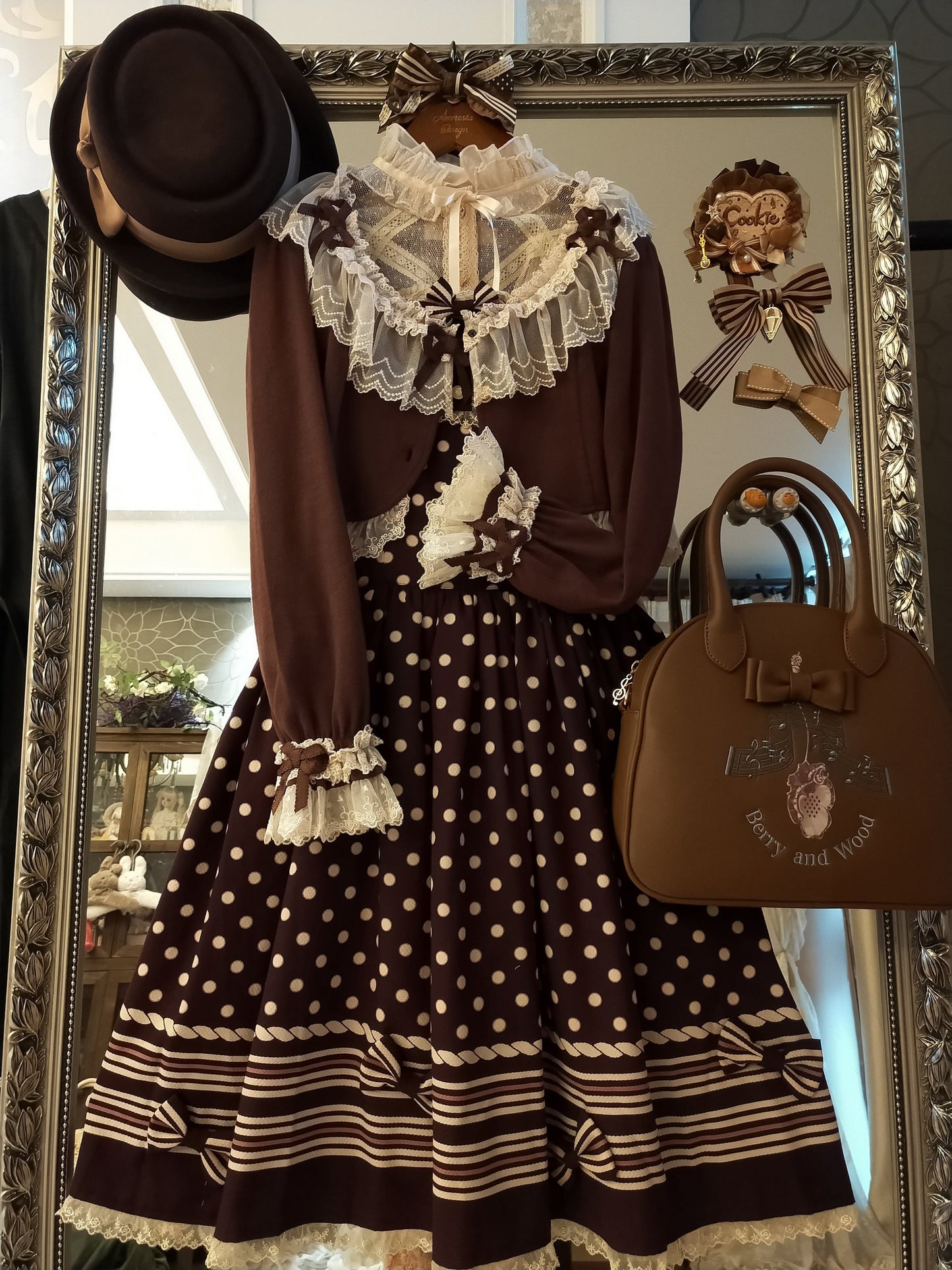 Unideer - Prelude - Elegant Lolita Bolero Jacket with Lace Ruffle Frill