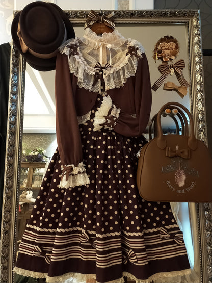 Unideer - Prelude - Elegant Lolita Bolero Jacket with Lace Ruffle Frill