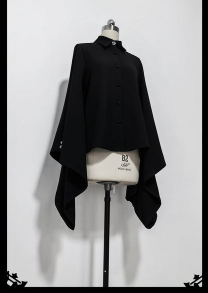 Princess Chronicles - Pomegranate Note - Han Lolita Wide Sleeves Ouji Blouse