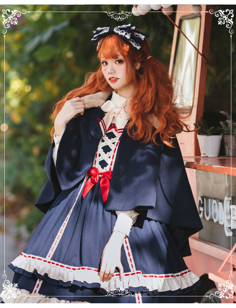 Eieyomi - Miss Betty - Lolita Autumn and Winter Wool Cape