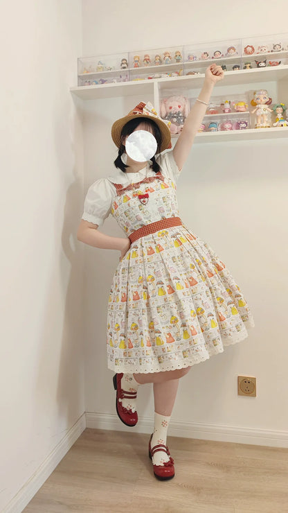 Miss Cube - Dress Up Dolls - Summer Kawaii Lolita JSK Dress Customized Size