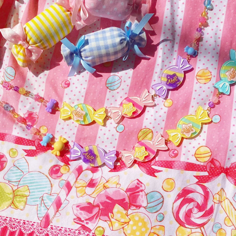 Halloween Alice - Sweet Lolita Candy-Shaped Necklace