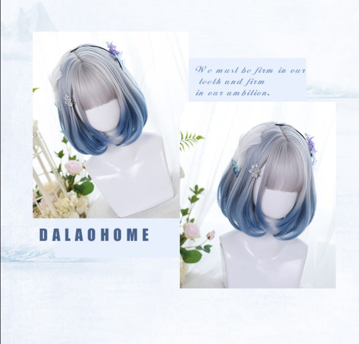 Dalao Home - Sweet 30cm BOBO Short Lolita Wig Multicolors