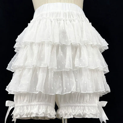 DMFS - Daily Lolita Bloomers Lace Cake Pants for Summer Wear