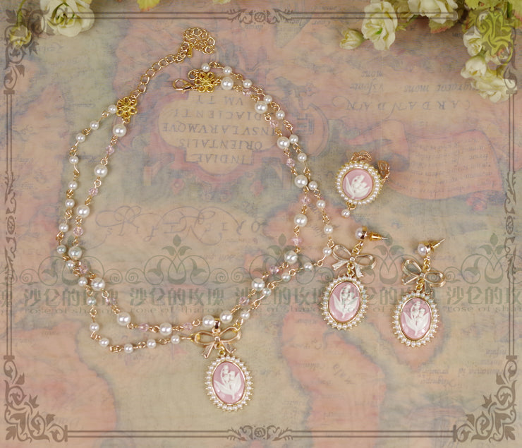 Rose of Sharon - Retro Lolita Necklace 4 Colors