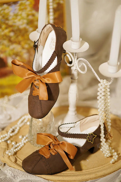 MR.Qiutian - Pictorial Girl - Han Lolita Shoes Retro Lolita Chinese Style Shoes