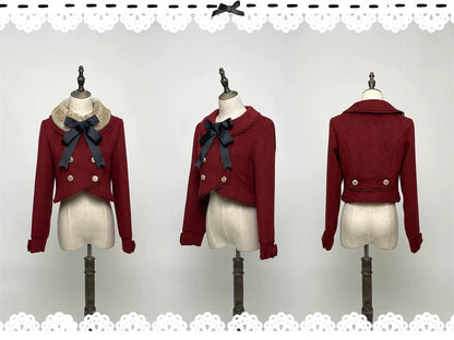 LeMiroir - Winter Solstice - Elegant Lolita Winter Short Coat & SK