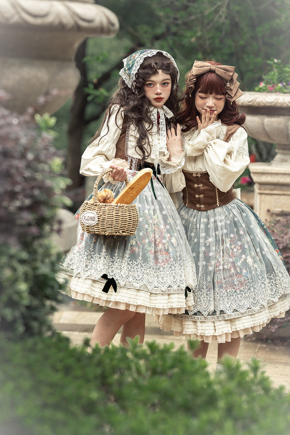 Miss Point - Praise of Abundance - Bavarian Velvet Lolita Jumper Dress