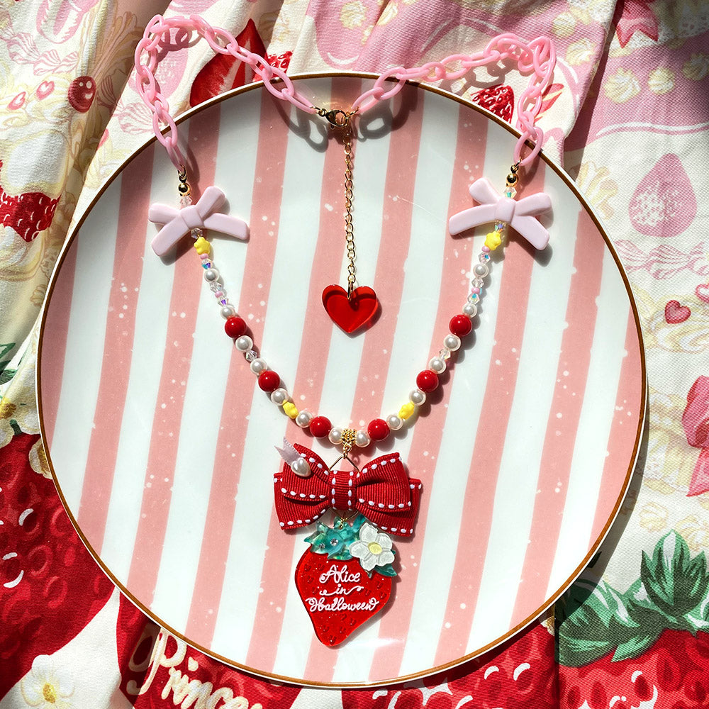 Halloween Alice - Lolita Strawberry Accessory Set