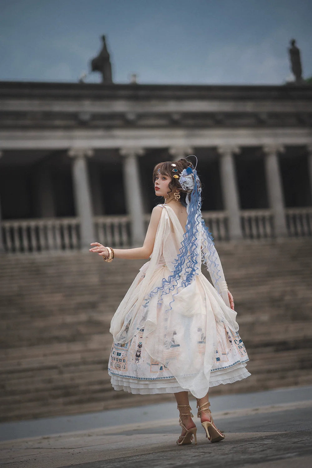 Miss Point - Dusk Best - Egyptian Lolita Dress Set Gorgeous JSK