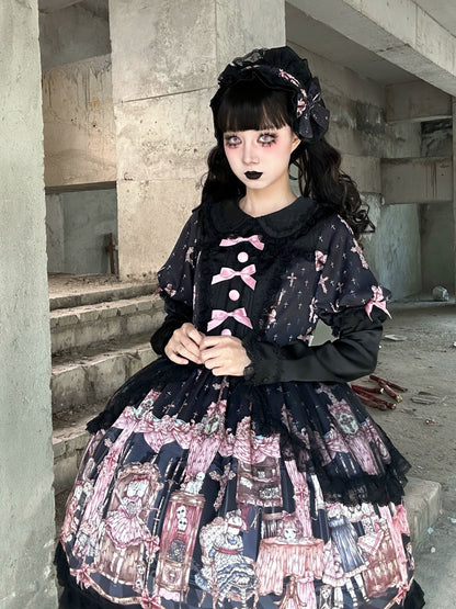 Uncle's Workshop - Missing Lamb Case - Gothic Lolita Dress Set with Sheep Prints