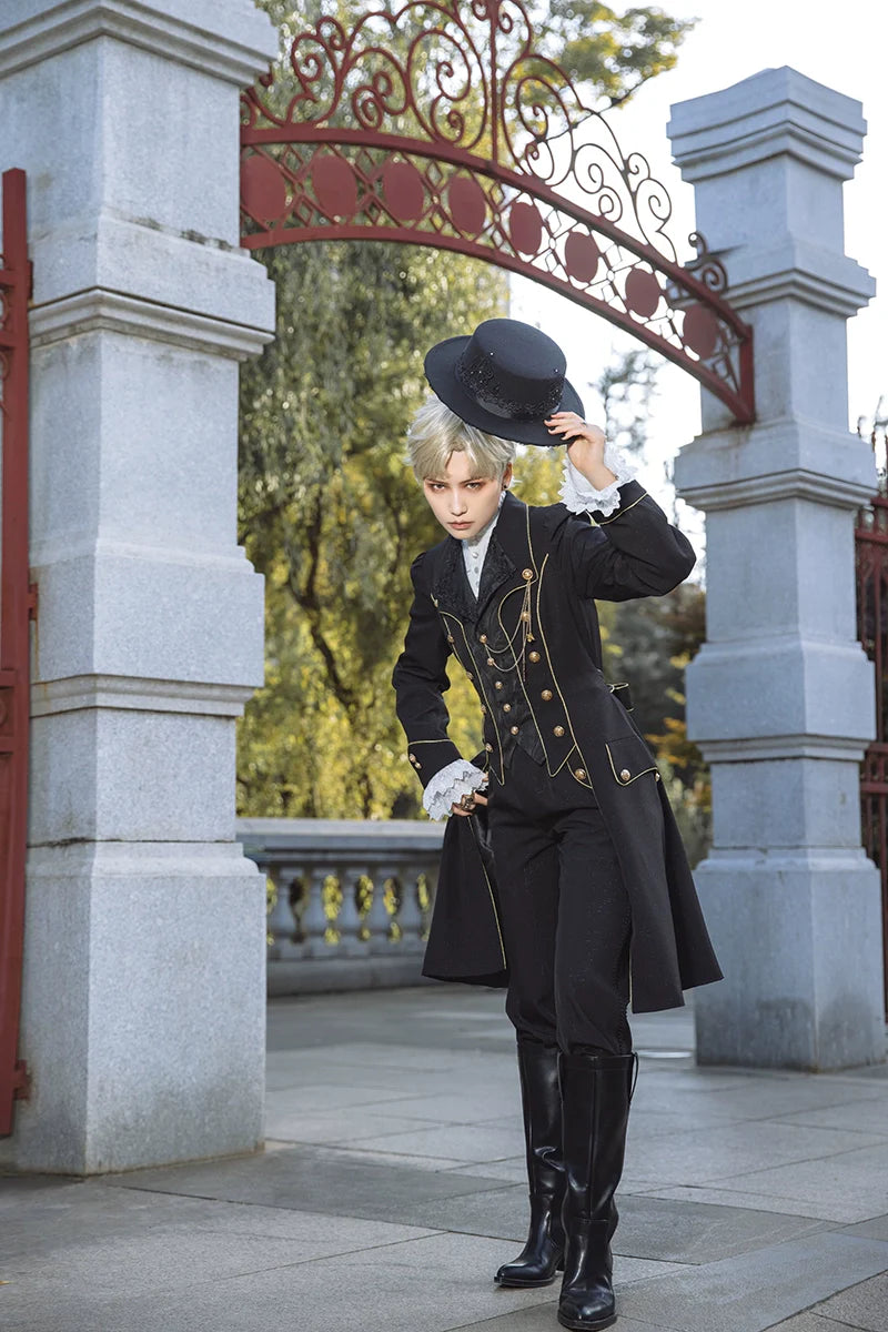 Immortal Thorn - Forever Rose - Retro Ouji Lolita Pants