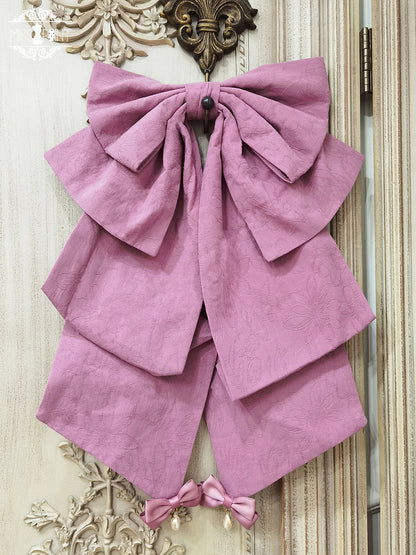 Miss Point - Lilyka Garden - Classic Lolita Headdress and Necklace Brooch Bow Trailing
