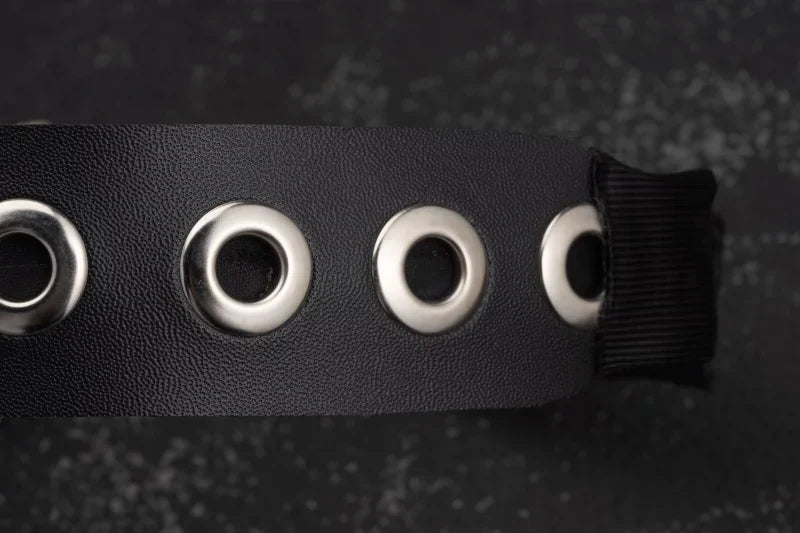 Strange Sugar - Gothic Lolita KC Faux Leather Punk Lolita Hair Accessories