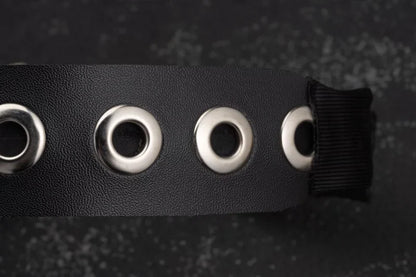 Strange Sugar - Gothic Lolita KC Faux Leather Punk Lolita Hair Accessories