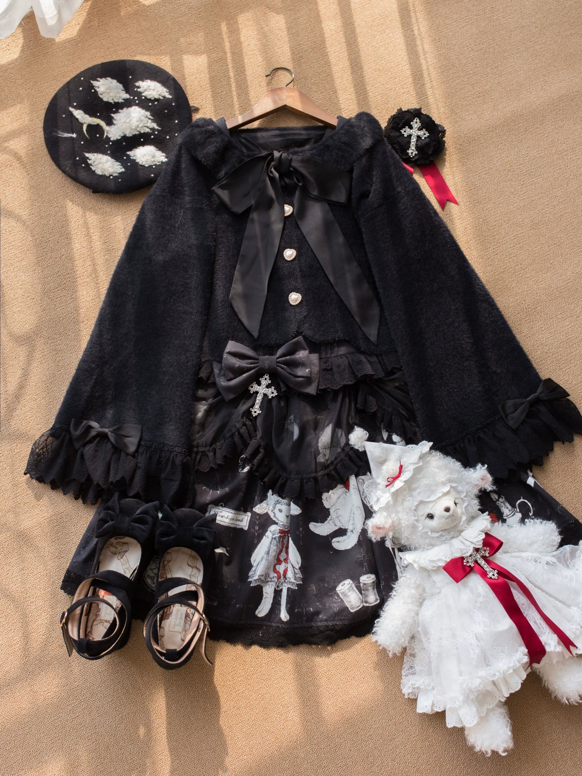 MIST - Qian's Letter - Sweet Lolita Sweater Winter Cardigan Coat