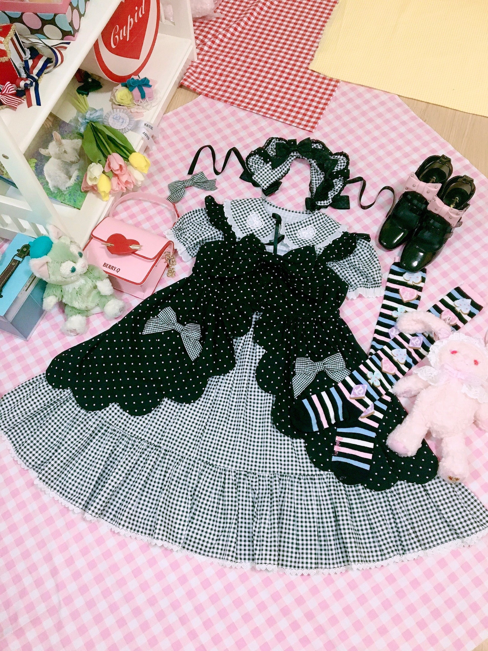 Fluff Mollie - Split Pea Breakfast - Kawaii Lolita Cotton JSK