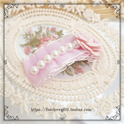 Fox Cherry - Sweet Lolita Bow Hairband Hairclip