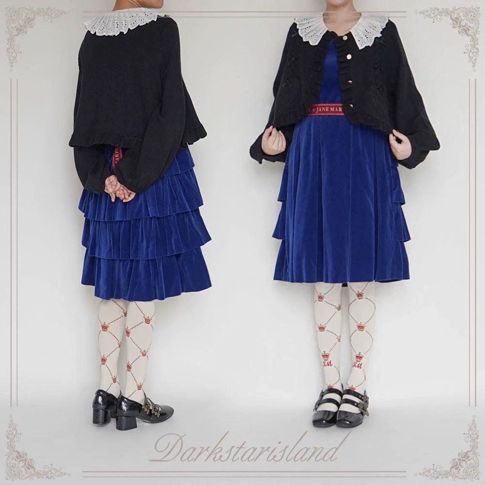 Dark Star Island - Sugar Frost - Sweet Lolita Cardigan Knit Embroidered Sweater