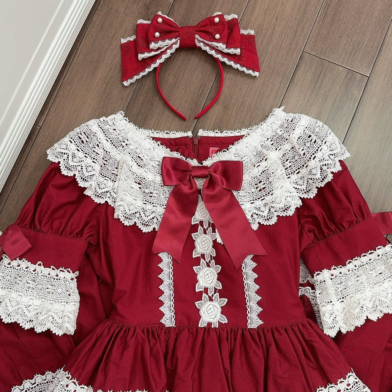 Cheese Cat - Sweet Lolita KC Lace Butterfly Lolita KC with Pearl