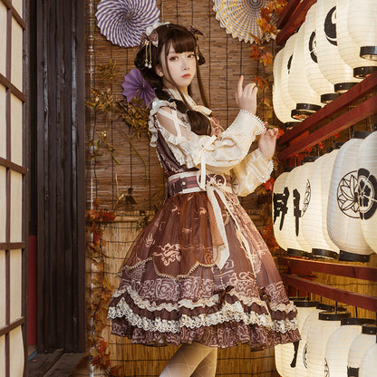 OCELOT - Yue Long Shi Yun - Daily Han Lolita Cake JSK