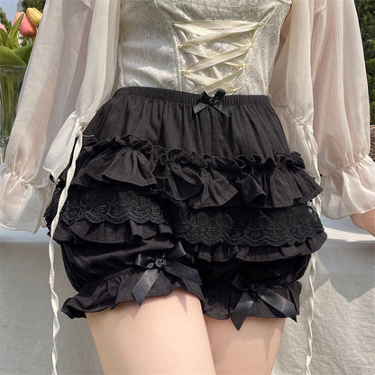 Sugar Girl - Daily Lolita Bloomers Lace Leggings for Summer Wear