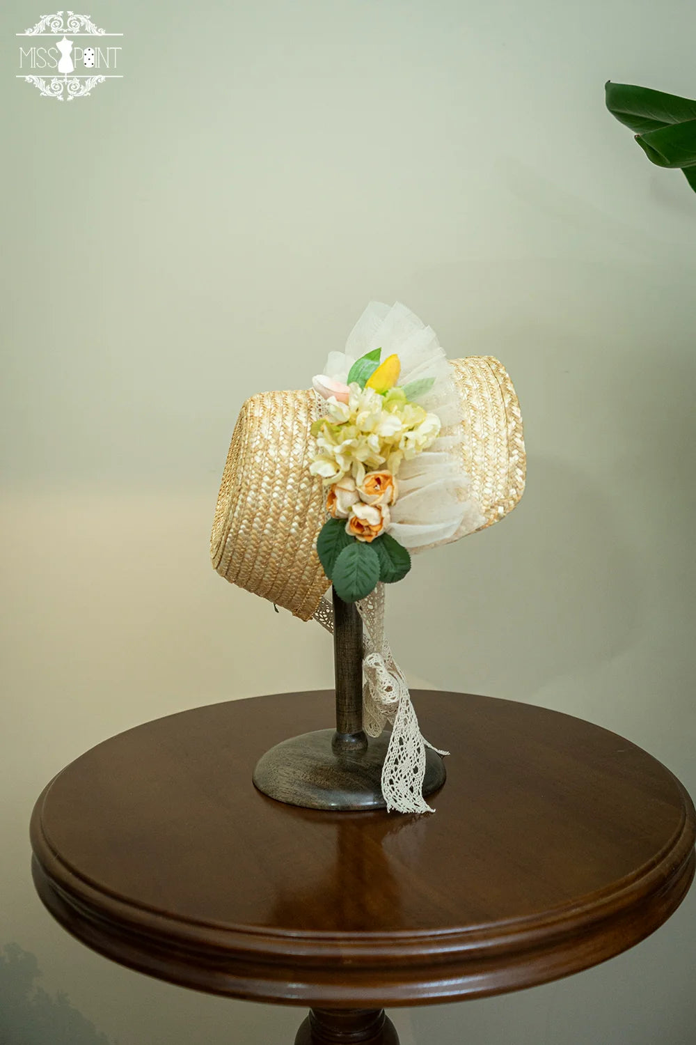 Miss Point - Forest Lolita Small Straw Hat Clip KC Accessory