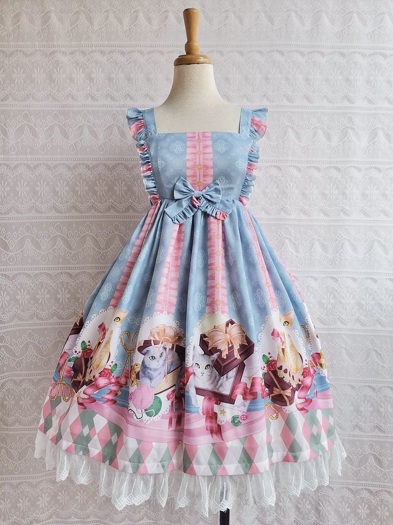 Yilia - Chocolate Cat Lolita JSK Dress