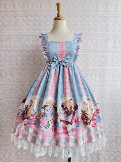 Yilia - Chocolate Cat Lolita JSK Dress