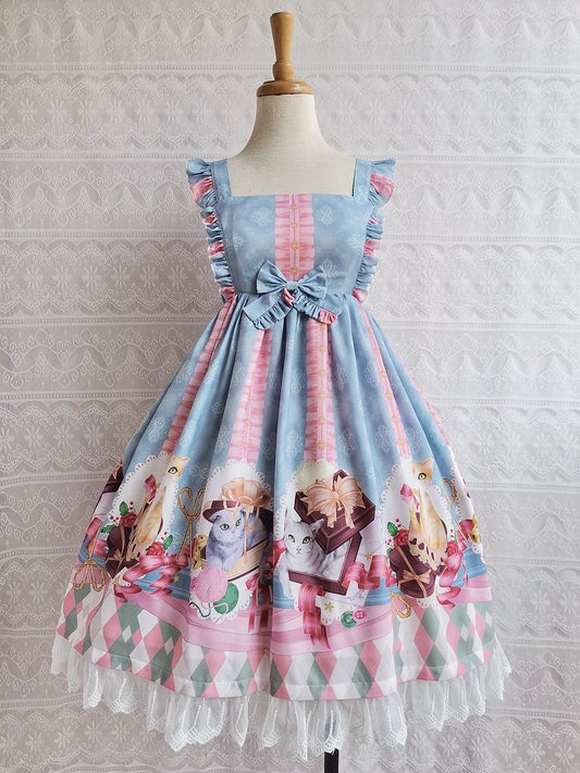 Yilia - Chocolate Cat Lolita JSK Dress