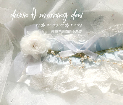 Dawn and Morning - Flower Wedding Lolita Accessories Headdress Set
