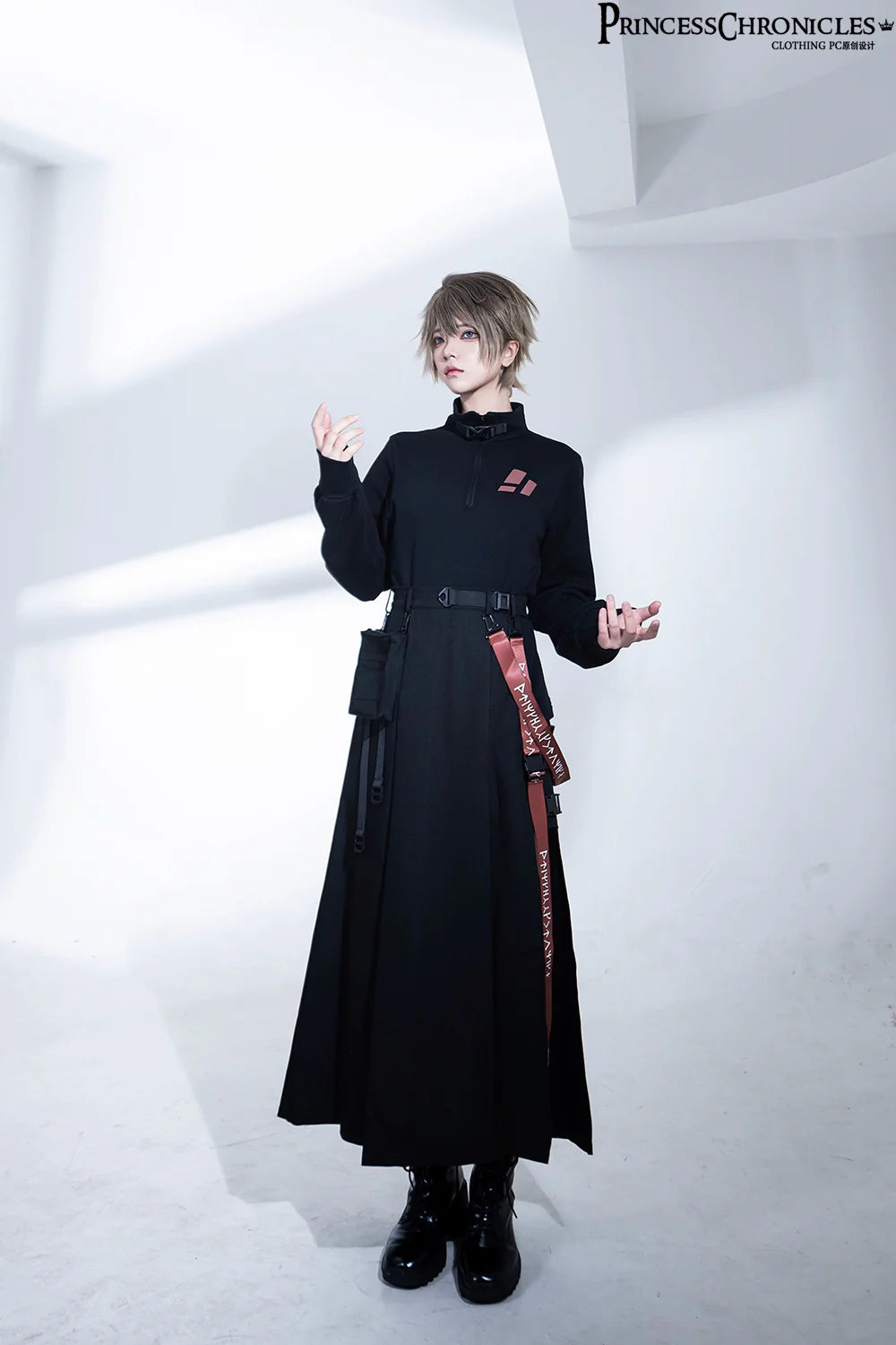 Princess Chronicles - Nameless Blade - Waste Soil Handsome Black Skirt