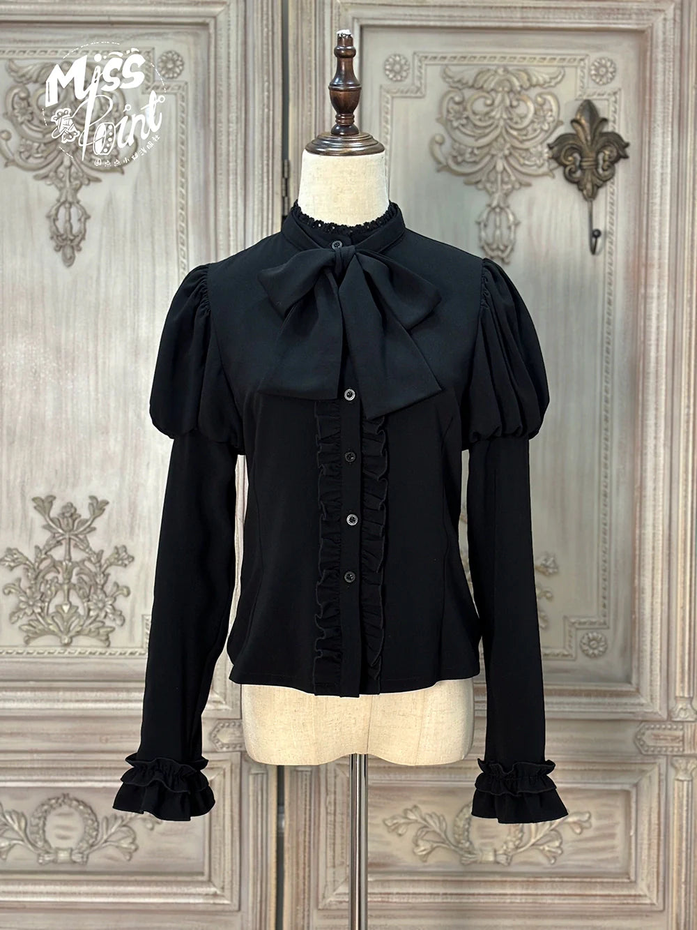 Miss Point - Classical Chocolate - Classic Lolita Blouse Customized Reteo Lolita Shirt