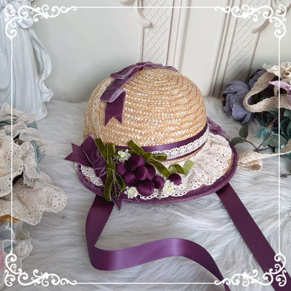 Chestnut Lolita - Louvre Vineyard Accessory Hairband Retro Lolita KC