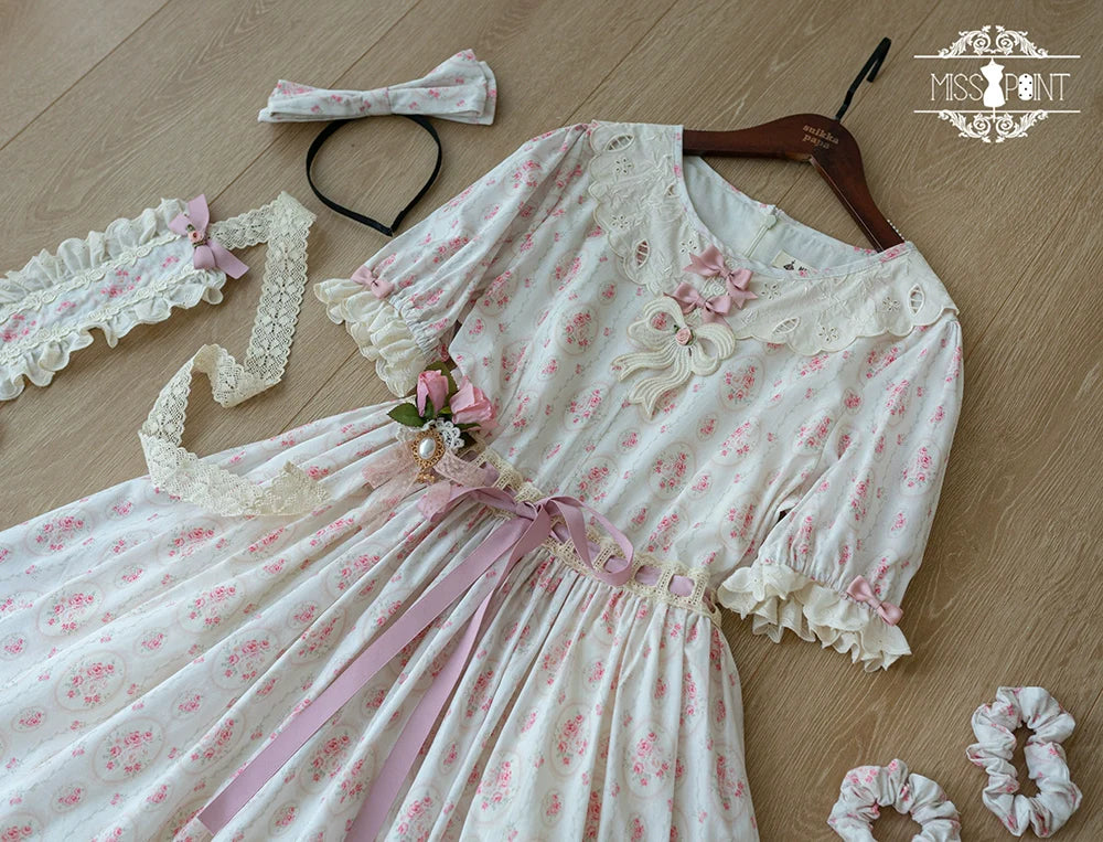Miss Point - Customized Elegant Lolita OP Dress Cute Daily Girl Short Lolita Dress