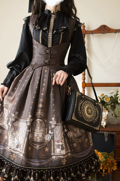 Miss Point - Demon Hunter's Diary - Gothic Lolita PU Leather Vest