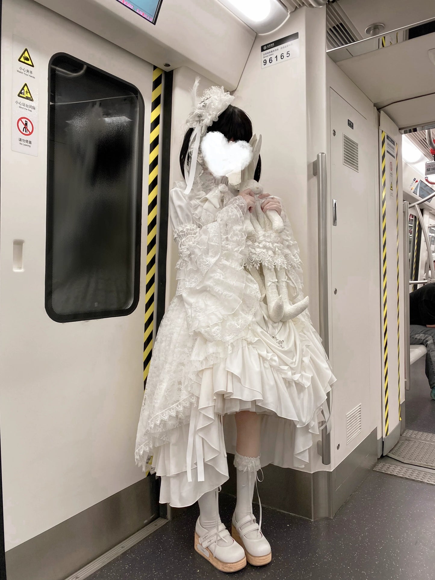 Nightingale Girl - Eternal Taboo - Gothic Lolita Dress with Princess Sleeve Shirt