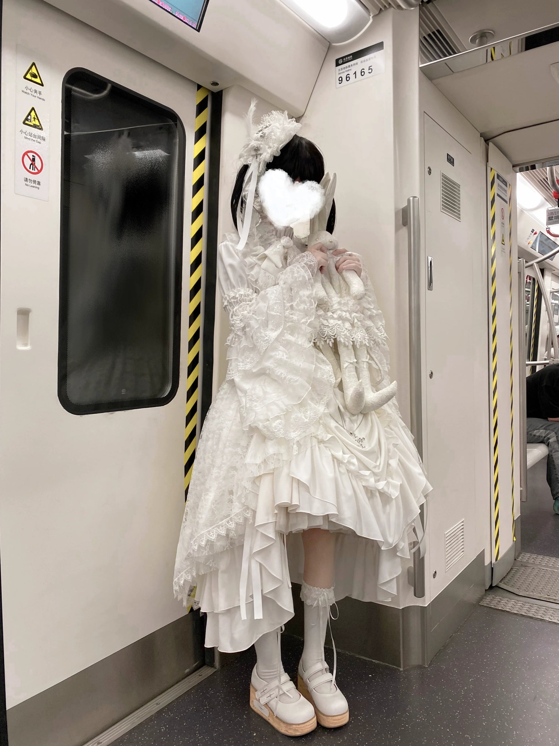 Nightingale Girl - Eternal Taboo - Gothic Lolita Dress with Princess Sleeve Shirt