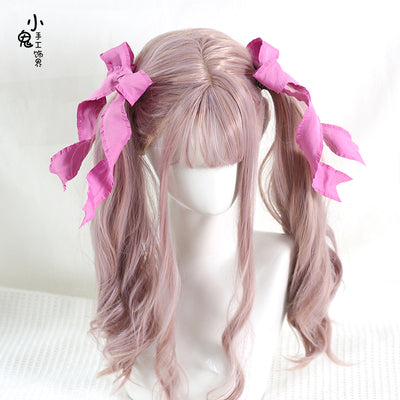 Xiaogui - Cosplay Double Ponytail Spiral Lolita Hair Clips
