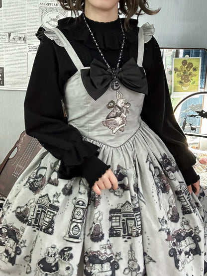 Forest Fluorescent Carps - Sweet Lolita Sweater Autumn and Winter Lolita Inner Wear