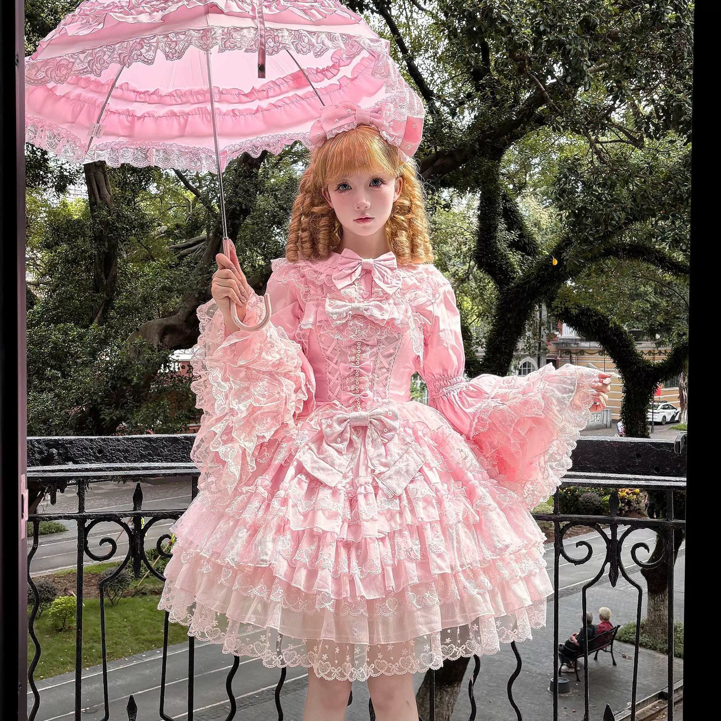 Sugar Girl - Love Overture - Sweet Lolita JSK, Tiered Ruffles Dress