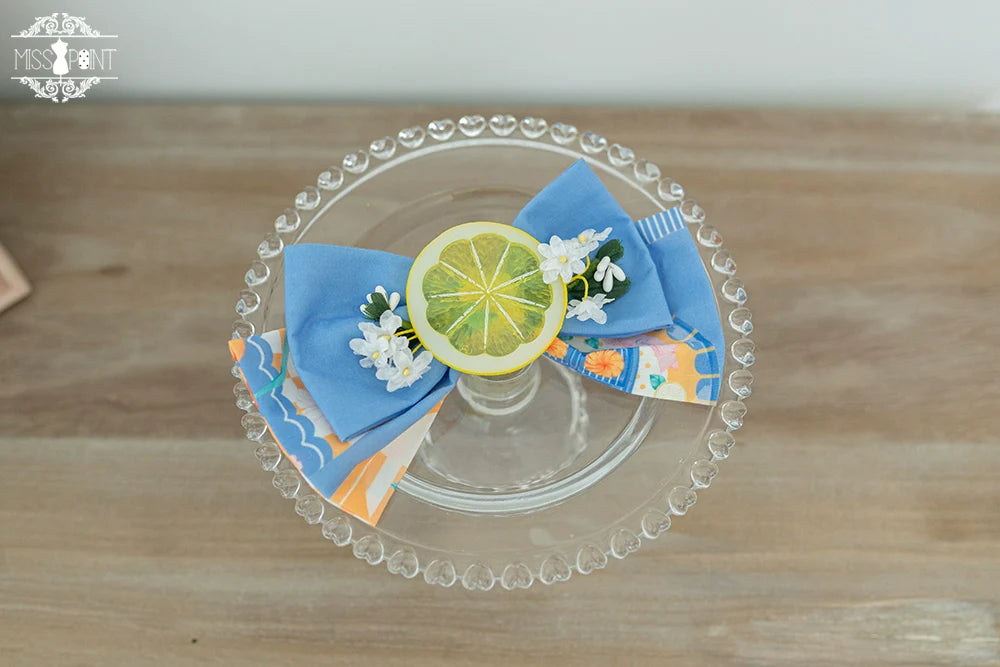 Miss Point - Daisy Lemon - Kawaii Lolita Lemon and Flowers Accessory