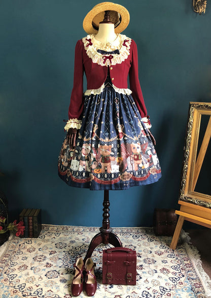 Unideer - Prelude - Elegant Lolita Bolero Jacket with Lace Ruffle Frill