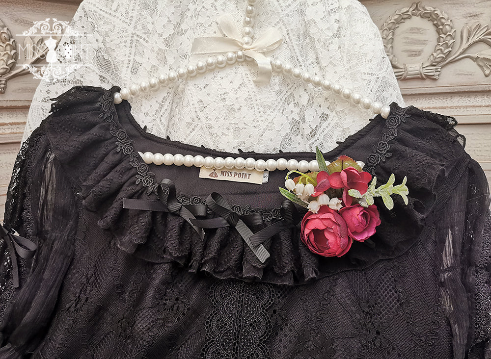 Miss Point - The Sally Gardens - Lotus Root Sleeve Lolita Blouse