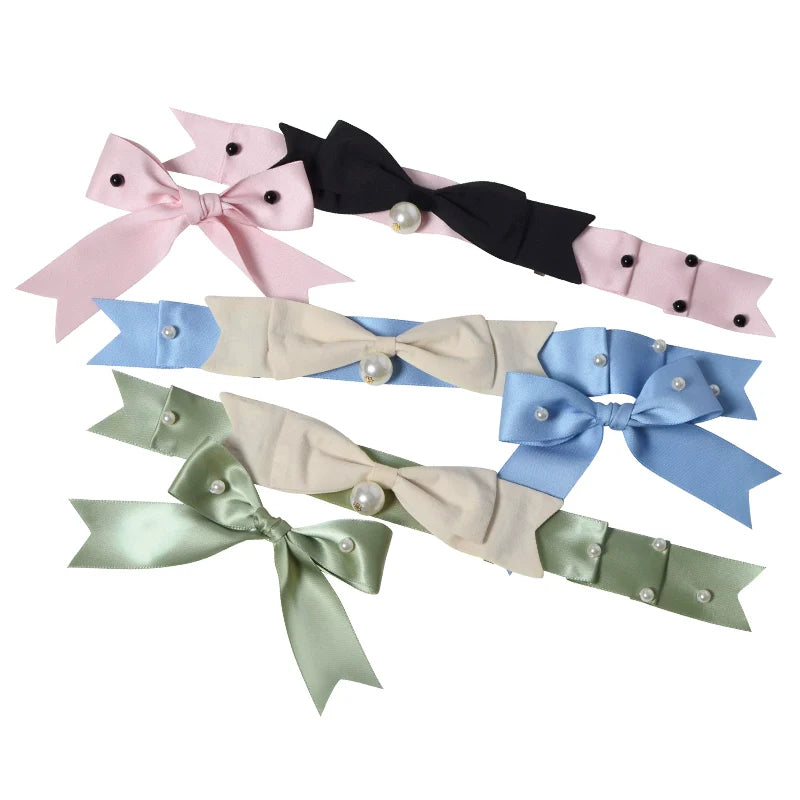 Magic Tea Party - Lena's Garland - Elegant Lolita HeaddressPearl Headband Set with Hair Clip