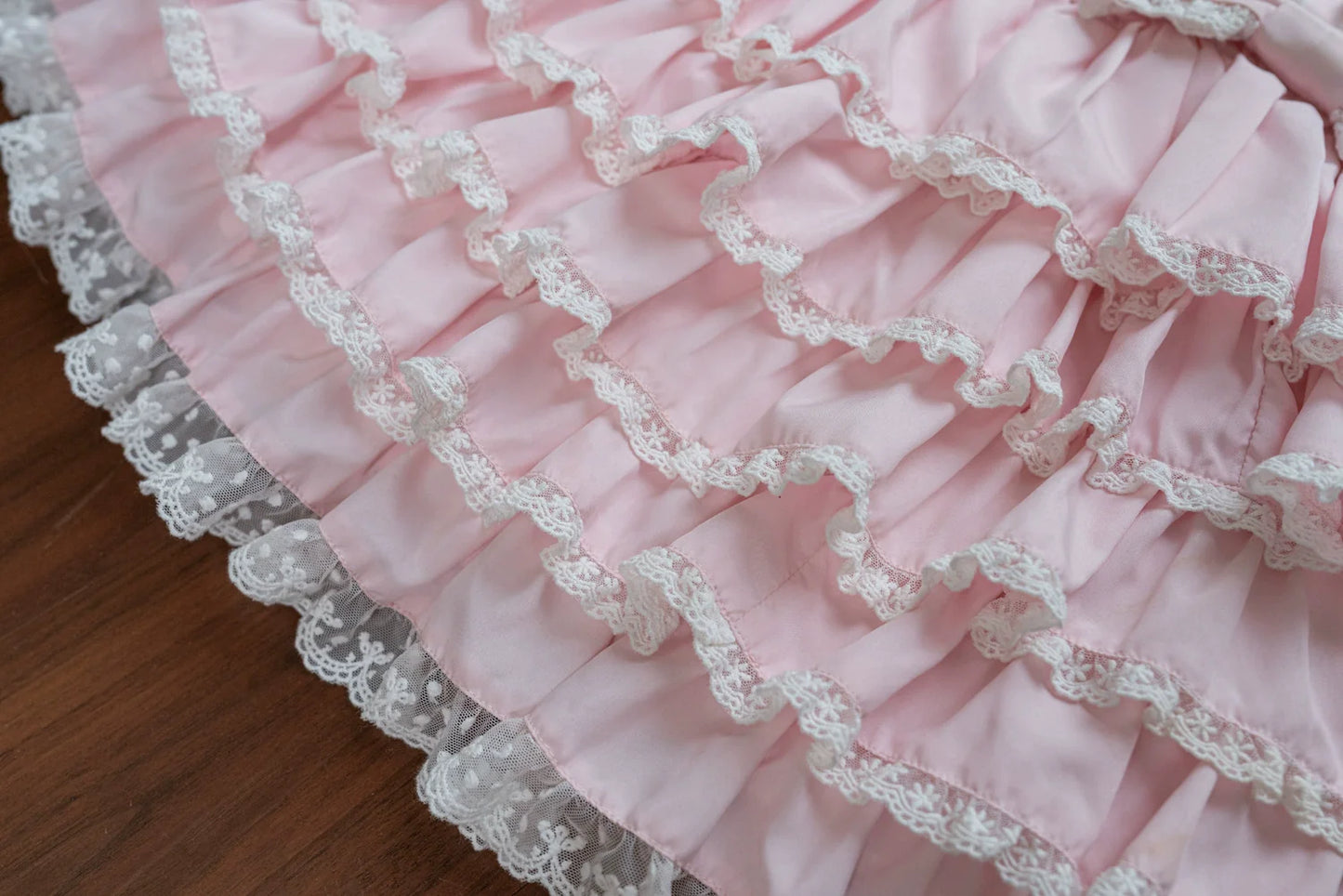 Nn Star - Half Sugar Ism - Sweet Lolita JSK Low Waist Dress With Tiered Hem