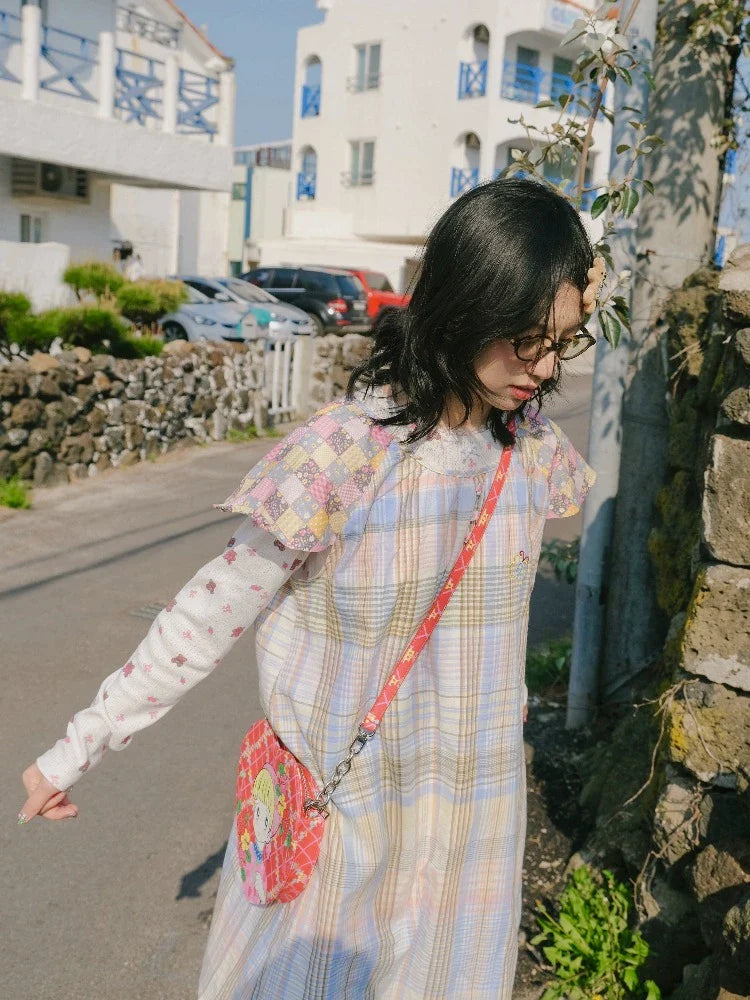 Plaid loose dress【s0000008733】
